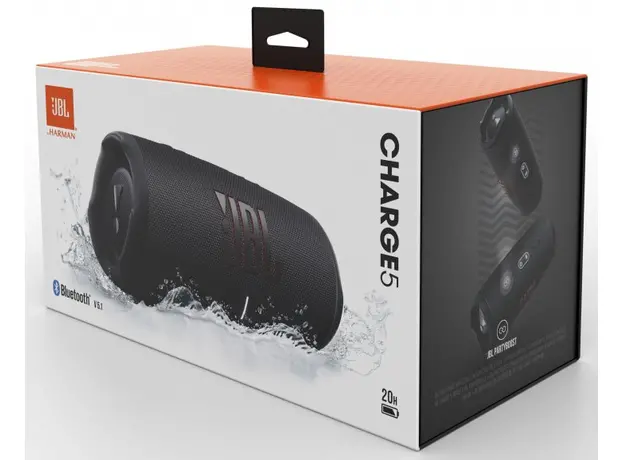 JBL Charge 5 Black JBLCHARGE5BLK, Цвет производителя: Black - зображення 8