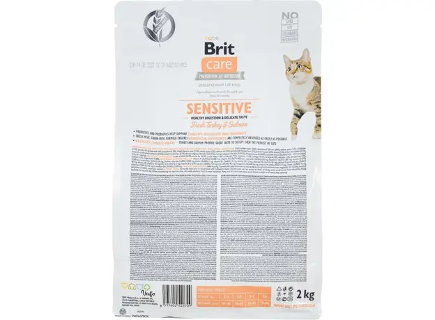 Brit Care Cat GF Sensitive Digestion & Delicate Taste 400 г 8595602540716 - изображение 2