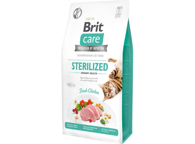 Brit Care Cat GF Sterilized Urinary Health 0.4 кг 8595602540747  Brit Care Cat GF Sterilized Urinary Health 0.4 кг 8595602540747