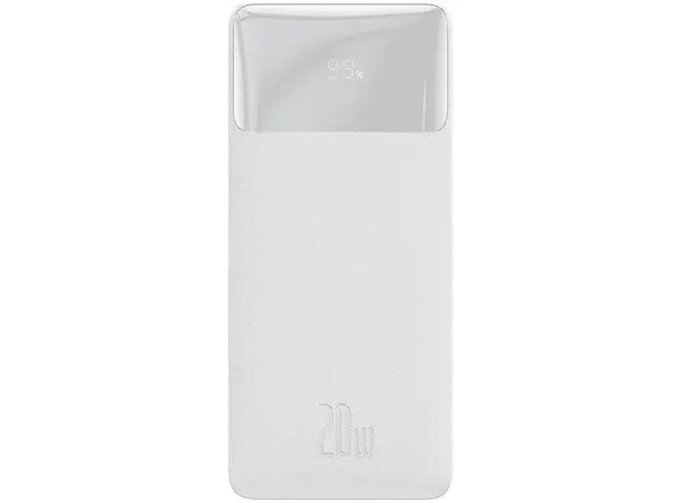 Повербанк Baseus Bipow Digital Display Overseas 20W 30000mAh White (PPBD050402) 