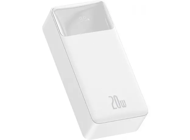 Повербанк Baseus Bipow Digital Display Overseas 20W 30000mAh White (PPBD050402) - изображение 3