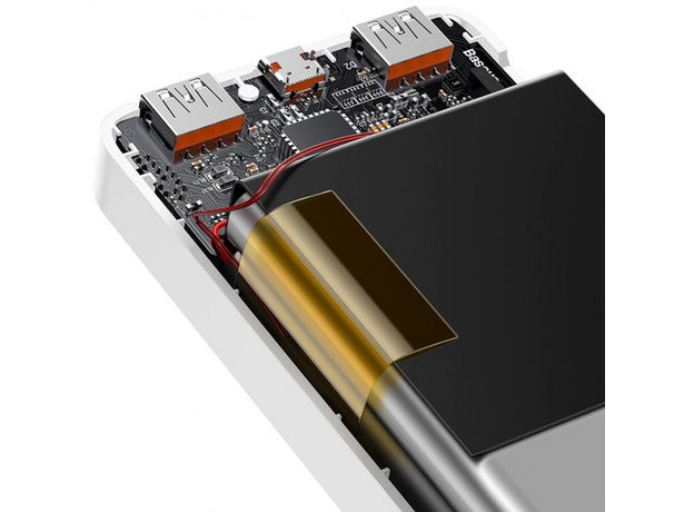 Повербанк Baseus Bipow Digital Display Overseas 20W 30000mAh White (PPBD050402) - изображение 6