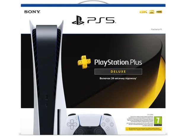 Sony PlayStation 5 (PS5) с подпиской PS Plus Deluxe на 24 месяца 