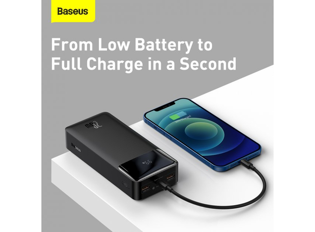 Baseus Bipow Digital Display 20W 30000mAh Black PPBD050401 - изображение 10 Baseus Bipow Digital Display 20W 30000mAh Black PPBD050401 - изображение 10