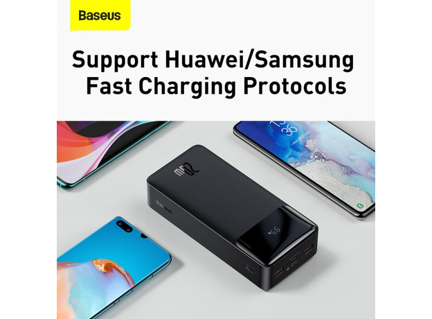 Baseus Bipow Digital Display 20W 30000mAh Black PPBD050401 - изображение 14 Baseus Bipow Digital Display 20W 30000mAh Black PPBD050401 - изображение 14