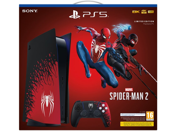 Sony PlayStation 5 Marvel's Spider-Man 2 Limited Edition Bundle - изображение 2 Sony PlayStation 5 Marvel's Spider-Man 2 Limited Edition Bundle - изображение 2