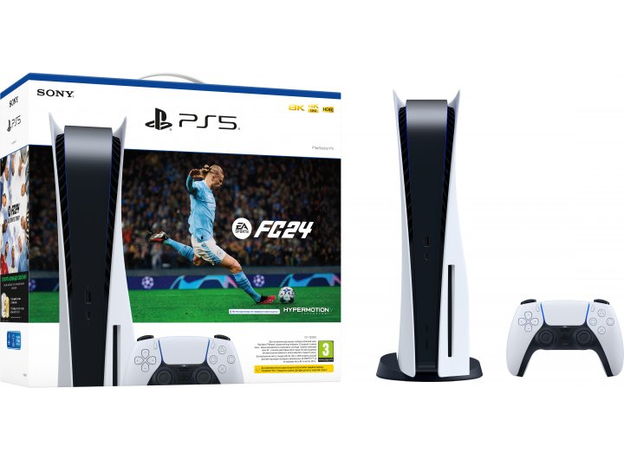 Sony PlayStation 5 Ultra HD Blu-ray + EA SPORTS FC 24 1000040036 - изображение 2 Sony PlayStation 5 Ultra HD Blu-ray + EA SPORTS FC 24 1000040036 - изображение 2
