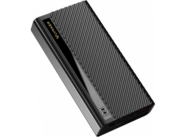 Lynxer Power Bank 22500mAh PD+ QC 65W Black 5904496001594  Lynxer Power Bank 22500mAh PD+ QC 65W Black 5904496001594