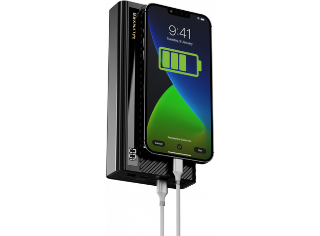 Lynxer Power Bank 22500mAh PD+ QC 65W Black 5904496001594 - изображение 2 Lynxer Power Bank 22500mAh PD+ QC 65W Black 5904496001594 - изображение 2
