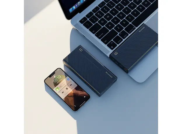 Lynxer Power Bank 22500mAh PD+ QC 65W Black 5904496001594 - зображення 6