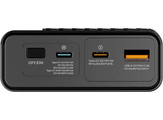 Lynxer Power Bank 22500mAh PD+ QC 65W Black 5904496001594 - зображення 7