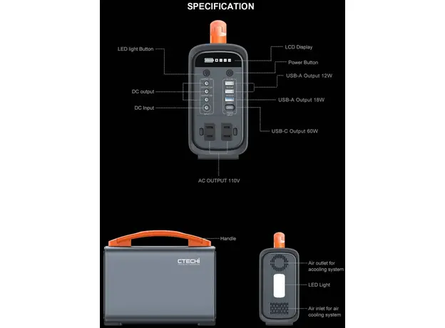 Зарядная станция CTECHi GT200 Pro - изображение 6