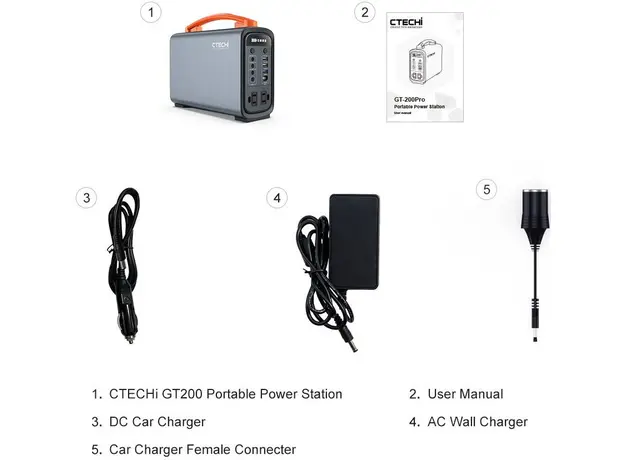 Зарядная станция CTECHi GT200 Pro - изображение 10