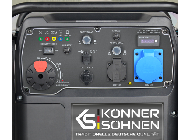 Инверторный генератор Konner&Sohnen KS 8100iEG - изображение 12 Инверторный генератор Konner&Sohnen KS 8100iEG - изображение 12
