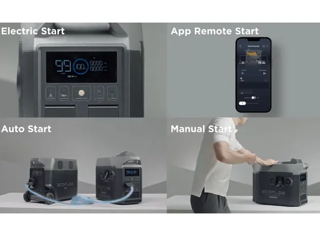 Генератор EcoFlow Smart inverter Generator Dual Fuel (GasEB DUAL EU) - изображение 7