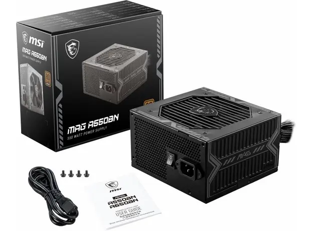 Блок питания MSI MAG A550BN 550W 80 Plus Bronze - изображение 9