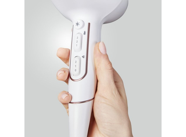 Фен волос Rowenta VOLUMIZER HYBRID CV6135F0 белый - зображення 7 Фен волос Rowenta VOLUMIZER HYBRID CV6135F0 белый - зображення 7