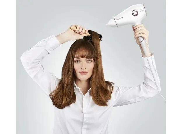 Фен для волос Rowenta VOLUMIZER HYBRID CV6135F0 белый - изображение 6