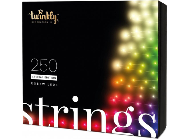 Светодиодная Smart LED гирлянда Twinkly Strings RGBW 250  Светодиодная Smart LED гирлянда Twinkly Strings RGBW 250