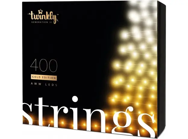 Светодиодная Smart LED гирлянда Twinkly Strings AWW 400 