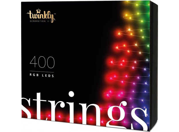 Светодиодная Smart LED гирлянда Twinkly Strings RGB 400  Светодиодная Smart LED гирлянда Twinkly Strings RGB 400