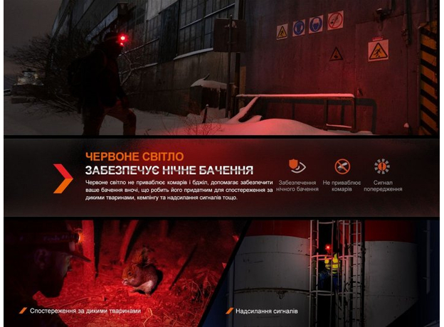 Мультифонарь Fenix HM61R V2.0 (HM61RV20) - изображение 8 Мультифонарь Fenix HM61R V2.0 (HM61RV20) - изображение 8