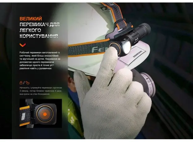 Мультифонарь Fenix HM61R V2.0 (HM61RV20) - изображение 13