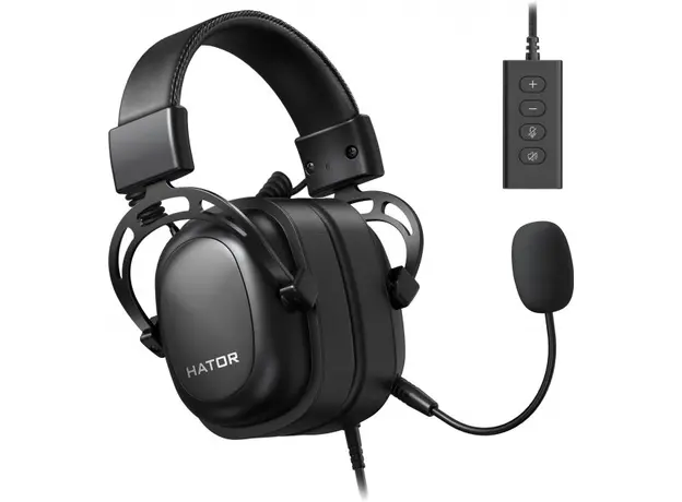 Наушники Hator Hypergang 2 USB 7.1 Black (HTA-940) - изображение 2