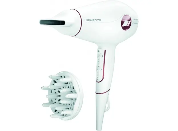 Фен для волос Rowenta VOLUMIZER HYBRID CV6135F0 белый - изображение 2