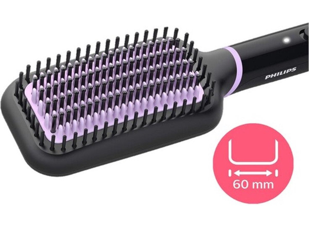 Расческа выпрямитель для волос PHILIPS StyleCare Essential BHH880/00 черный - изображение 5 Расческа выпрямитель для волос PHILIPS StyleCare Essential BHH880/00 черный - изображение 5