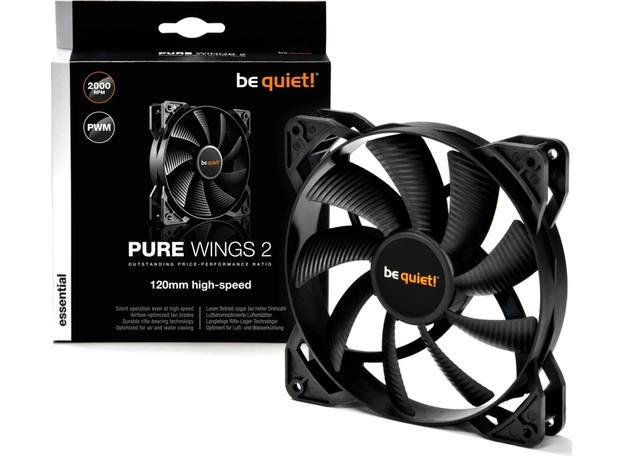 Кулер be quiet! Pure Wings 2 120mm PWM high-speed BL081 - изображение 3 Кулер be quiet! Pure Wings 2 120mm PWM high-speed BL081 - изображение 3