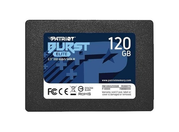 SSD Patriot Burst Elite 120GB 2.5" SATAIII TLC (PBE120GS25SSDR) - зображення 4 SSD Patriot Burst Elite 120GB 2.5" SATAIII TLC (PBE120GS25SSDR) - зображення 4