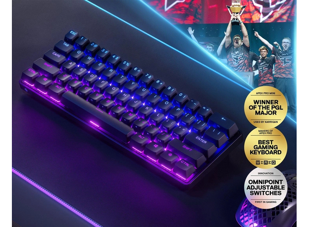 SteelSeries Apex Pro Mini Wireless 64842 - изображение 4 SteelSeries Apex Pro Mini Wireless 64842 - изображение 4