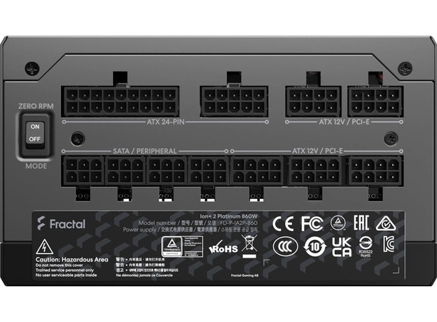 Fractal Design Ion + 2 Platinum 860W (FD-P-IA2P-860-EU) - изображение 10 Fractal Design Ion + 2 Platinum 860W (FD-P-IA2P-860-EU) - изображение 10