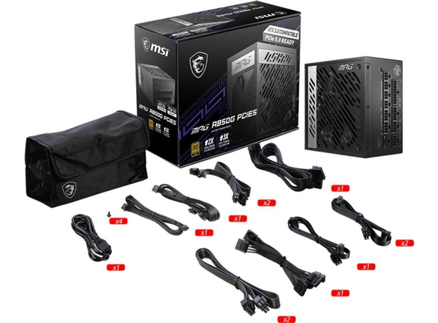 MSI MPG A850G PCIE5 850W - изображение 5 MSI MPG A850G PCIE5 850W - изображение 5