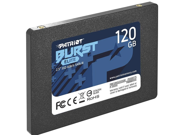 SSD Patriot Burst Elite 120GB 2.5" SATAIII TLC (PBE120GS25SSDR) - зображення 2 SSD Patriot Burst Elite 120GB 2.5" SATAIII TLC (PBE120GS25SSDR) - зображення 2