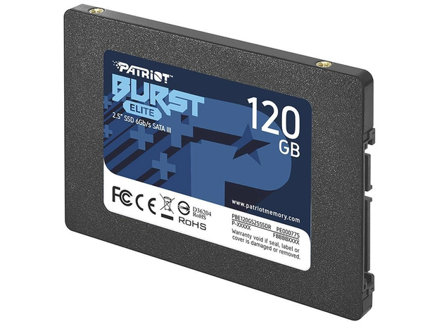 SSD Patriot Burst Elite 120GB 2.5" SATAIII TLC (PBE120GS25SSDR) - зображення 3 SSD Patriot Burst Elite 120GB 2.5" SATAIII TLC (PBE120GS25SSDR) - зображення 3