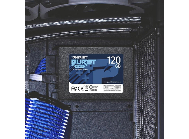 SSD Patriot Burst Elite 120GB 2.5" SATAIII TLC (PBE120GS25SSDR) - зображення 8 SSD Patriot Burst Elite 120GB 2.5" SATAIII TLC (PBE120GS25SSDR) - зображення 8