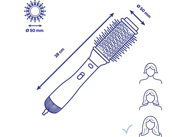 Фен-щетка PHILIPS AirStyler 7000 Series BHA710/00 - зображення 7