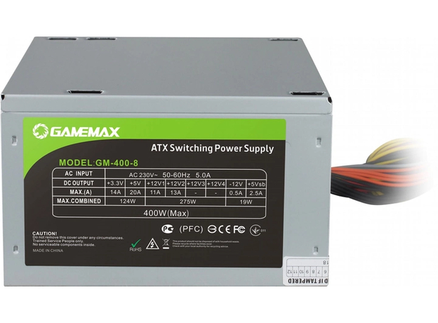 GameMax GM-400-8CM 400W - изображение 2 GameMax GM-400-8CM 400W - изображение 2