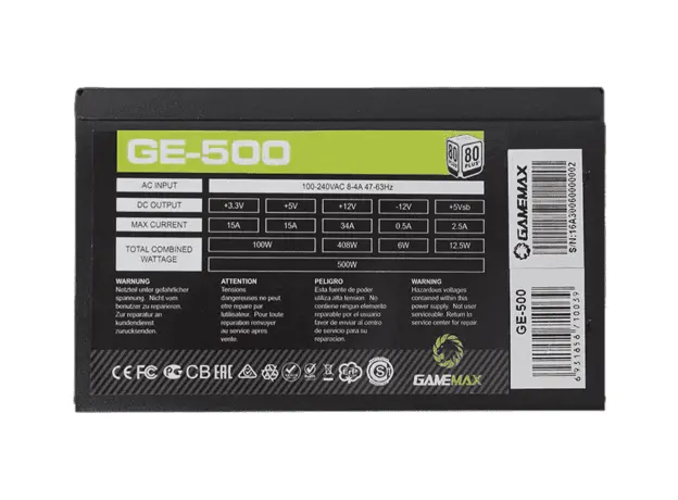 GameMax GE-500 500W - изображение 2