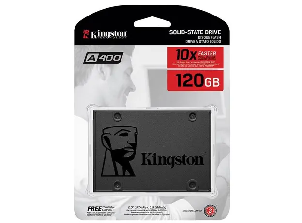 SSD накопитель Kingston SSDNow A400 960GB (SA400S37/960G), Емкость хранилища: 960 ГБ - изображение 3