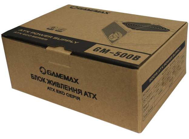 Блок питания GameMax GM-500B 500W - изображение 5 Блок питания GameMax GM-500B 500W - изображение 5