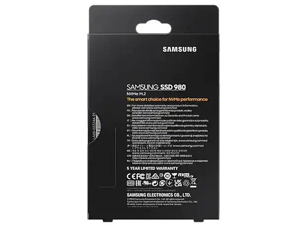 SSD Samsung 980 500GB M.2 PCIe 3.0 x4 V-NAND 3bit MLC (MZ-V8V500BW) - зображення 6