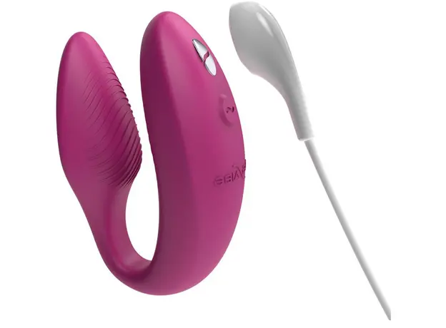 Вибратор для пар We-Vibe Sync 2 Pink с управлением через приложение, Цвет: Розовый - изображение 5