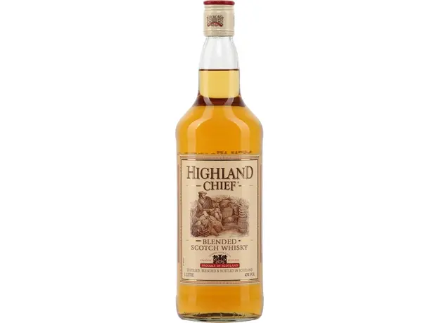 Виски Highland Chief 3 YO blended 1 л 40% (5060000034363), Об `єм: 1 л (1000 мл) 