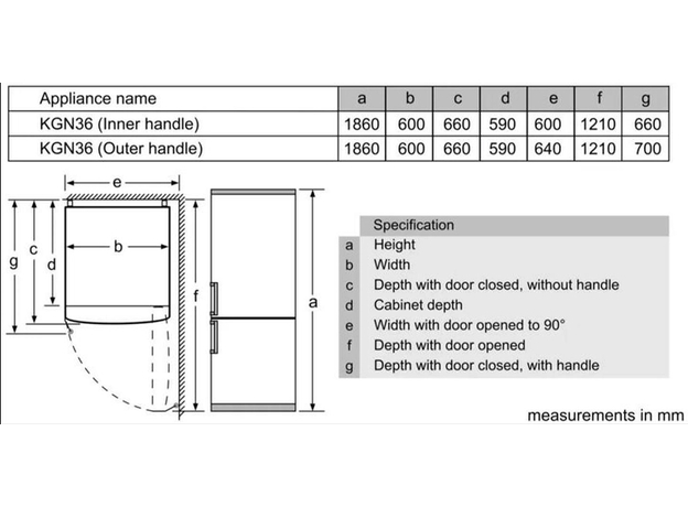 Двухкамерный холодильник BOSCH KGN36VL326 - изображение 9