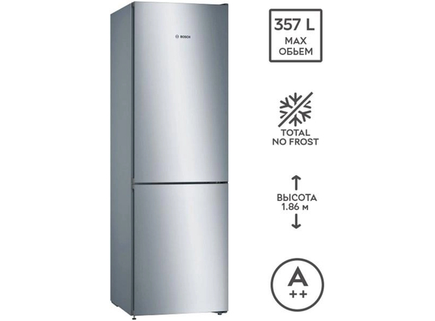 Двухкамерный холодильник BOSCH KGN36VL326 - изображение 2