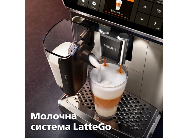 Кофемашина PHILIPS Series 5400 EP5447/90 - изображение 6 Кофемашина PHILIPS Series 5400 EP5447/90 - изображение 6