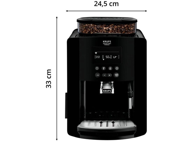 Кавомашина KRUPS Arabica EA817010 - зображення 3 Кавомашина KRUPS Arabica EA817010 - зображення 3